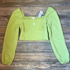 LA Hearts Corset crop top